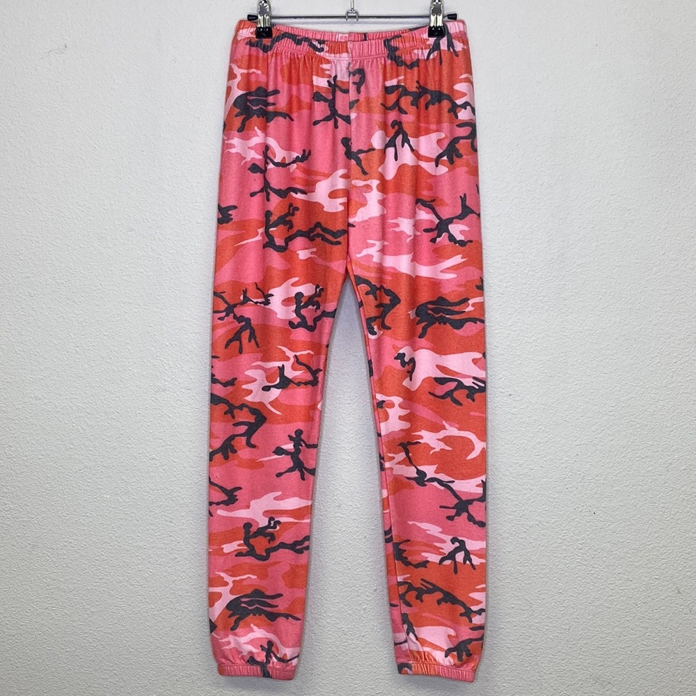 Wildfox Knox Pants Pink Camo NWT Size Small